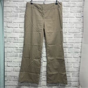 Dalia Collection Khaki Lightweight Mid Rise Dress Trouser Sz.10